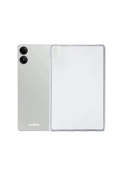 Poco Pad / Redmi Pad Pro 12.1 Kılıf Şeffaf Dayanıklı Silikon Kılıf + Ekran Koruyucu Set