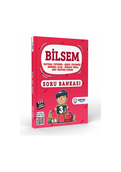 Ardışık Yayınları - 3. Sınıf Bilsem Soru Bankası Tamamı Video Çözümlü