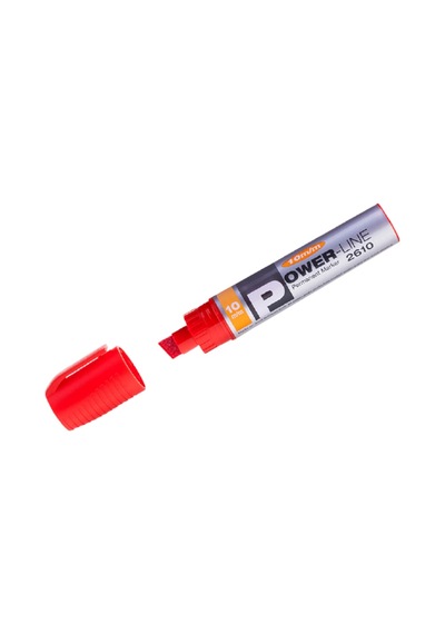 Kineplus Permanet Koli Kalemi 10Mm Kesik Uç Kırmızı