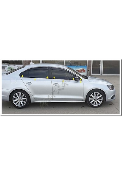 Woc Chrome Vw Jetta Krom Cam Çıtası 2011 Sonrası 6 Parça  Paslanma