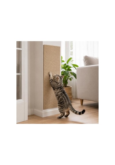 Yapışkanlı Kedi Tırmalama Halısı, 100x30 Cm, Koltuk Koruyucu