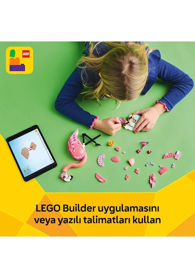 LEGO® Creator 3’ü 1 Arada Vahşi Hayvanlar: Pembe Flamingo 31170 - 8 Yaş ve Üzeri Çocuklar için Yaratıcı Oyuncak Yapım Seti (288)
