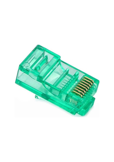 Powermaster Pm-22703 Rj45 Cat6 8p 8c İnternet Soketi 100 Lü Paket Ethernet Jack
