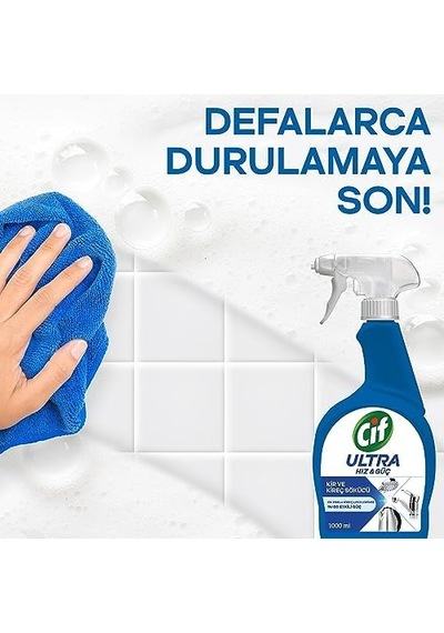 Ultra Hız & Kireç Sökücü Sprey Leke Ve Kir Çıkarıcı 1000 Ml 0