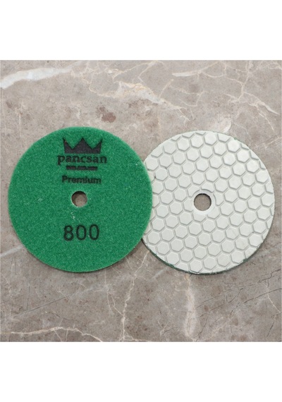 Pancsan - Kuru Esnek Parlatma 800 Ped Leri 100 Mm Elmas Porselen , Granit , Mermer , Çimstone , Seramik