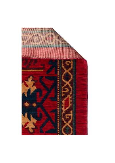 Hoom Rugs Cadis Kdm 04 Red Vintage El Emeği Yüksek Kara Tezgah Halısı Kırmızı