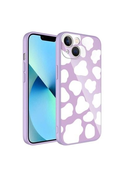Apple Uyumlu iPhone 13 Kılıf Kamera Korumalı Desenli Sert Silikon Zore Epoksi Kapak NO6