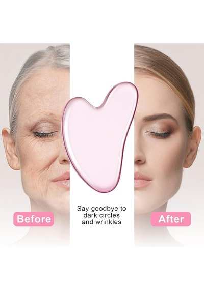 Tr 3 Adet Gua Sha Yüz Aleti, Doğal Reçine Taş, Gua Sha Tahtası, Kazıma, Yüz Masaj Aracı, Gua Sha Kazıma Masaj A