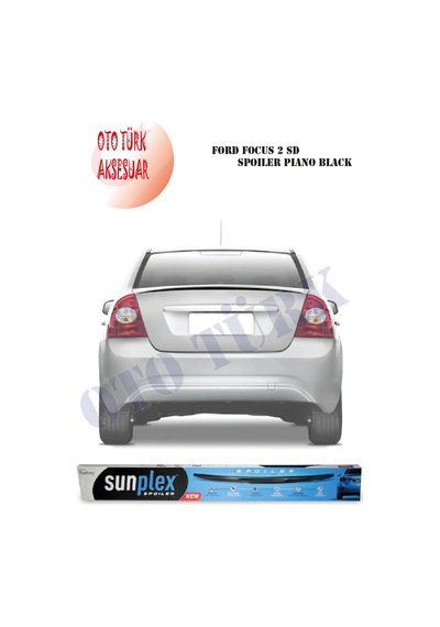 Ford Focus 2 Sedan Spoiler Piano Black