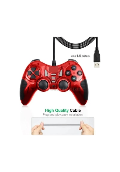 Ape Usb Joystick Gamepad Oyun Kolu Pc Bilgisayar Laptop Uyumlu