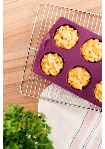Tupperware Silikon 6'lı Muffin Pişirme Kalıbı Mor