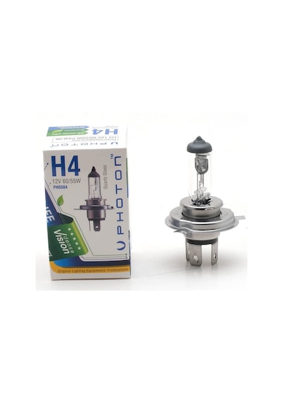 Photon H4 Standart Halogen 12v 55w Eco +%30 Fazla Işık 2 Adet