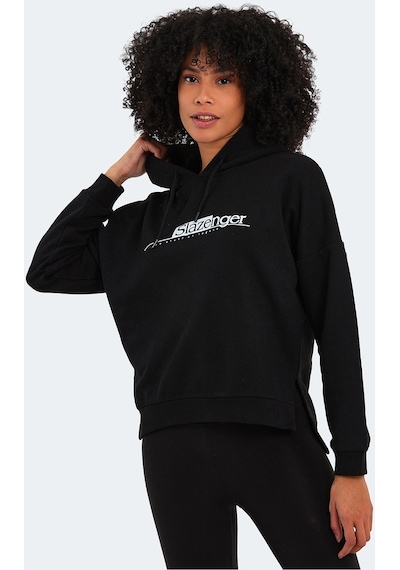 Slazenger Magnet Kadın Sweatshirt Siyah St22Wk030-500 Siyah