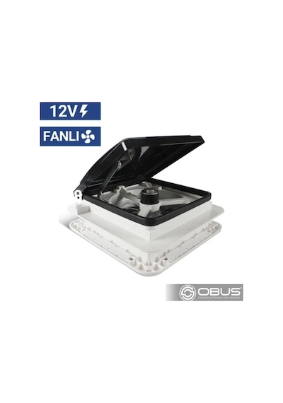 Obus Karavan Fanlı Karavan Banyo Havalandırma Heki 12v 28x28 Babarvy