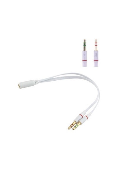 Mikrofonlu Kulaklık Notebook Laptop Bağlama Bağlantı Adaptörü