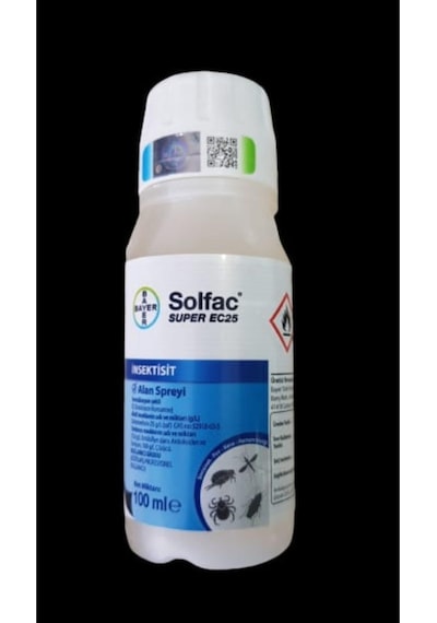 Bayer Solfac Super Ec25 Kene Pire Sivrisinek Öldürücü Ilaç