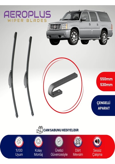Aeroplus Cadillac Escalade Muz Silecek Takımı Seti 2001-2006