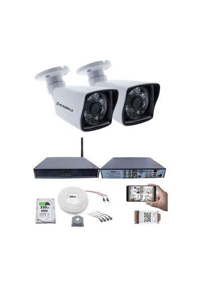 2 Kameralı Güvenlik Seti - 5mp Sony Seculens Kdj-2s-6al-kk-p-v1