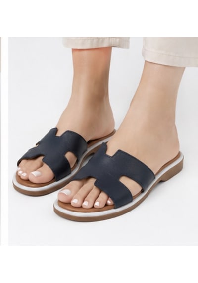 N Napa Shoe Np.1202.lacivert Deri Terlik
