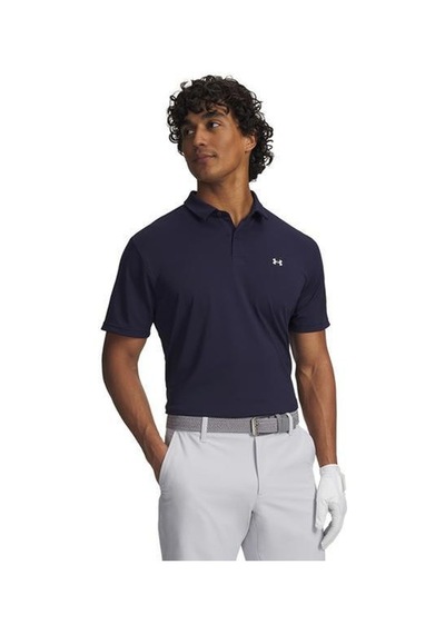 Under Armour T2g Pique Erkek Lacivert Polo Yaka Tişört Lacivert