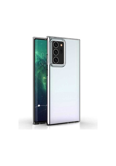 Rba Aksesuar Galaxy Uyumlu Note 20 Ultra Kılıf Rba Süper Silikon Kapak - Renksiz Çok Renkli