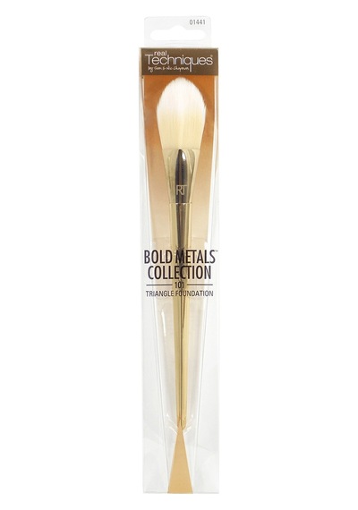 Real Techniques Metal Üçgen Fondöten Fırçası Triangle Foundation 101 Bold 769562634292 Çok Renkli