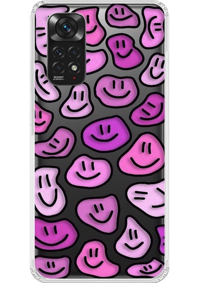 Xiaomi Redmi Note 11 Uyumlu Şeffaf Kılıf Wallpaper 7 Tasarımlı