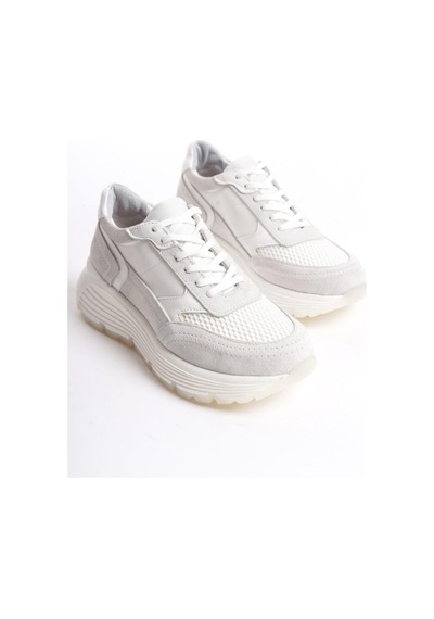 Mubiano Hakiki Deri Collection Kadın Spor Ayakkabı & Sneaker Bej -mcrgn6051-bj Bej