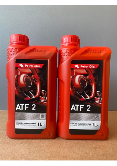 Petrol Ofisi ATF 2 Kırmızı Renk 1 Litre Direksiyon Yağı (19/02/2026 Üretim)