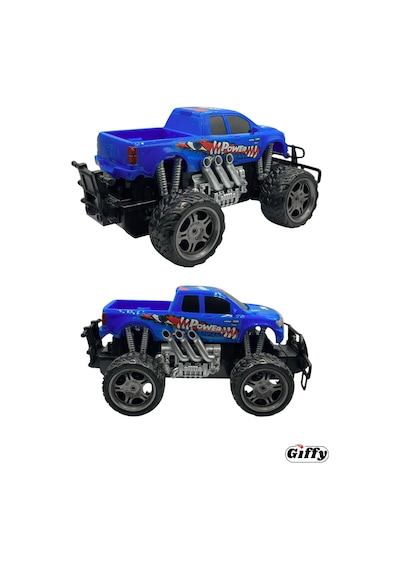 Uzaktan Kumandalı Canavar Ranger Araba Şarjlı Full Fonksiyon 4x2 Off Road Kamyon Oyuncak Arazi Aracı Mavi
