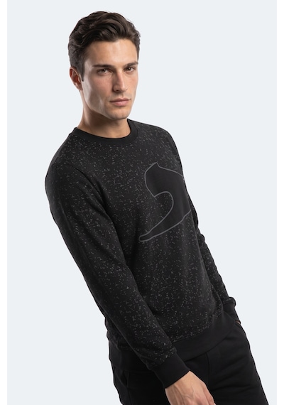 Slazenger Gallo Erkek Siyah Sweatshırt