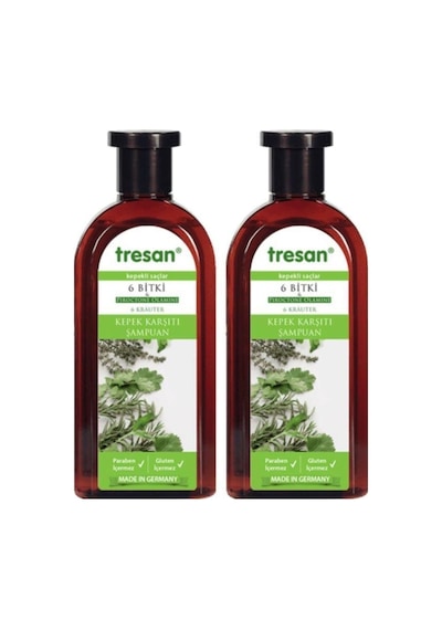 Tresan 6 Bitki Kepek Karşıtı Bakım Şampuanı 2 x 300 ML