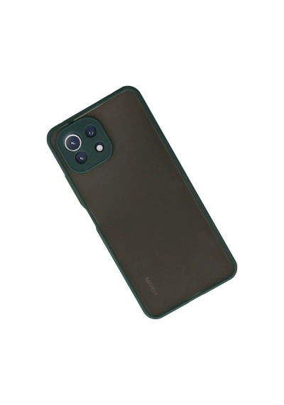 Xiaomi Mi 11 Lite Kılıf Montreal Silikon Kapak - Yeşil 0.2M-Çok Renkli