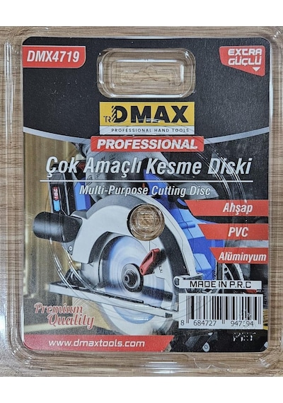 Dmax Çok Amaçlı Kesme Diski Ahşap-pvc-alüminyum Dmx4719