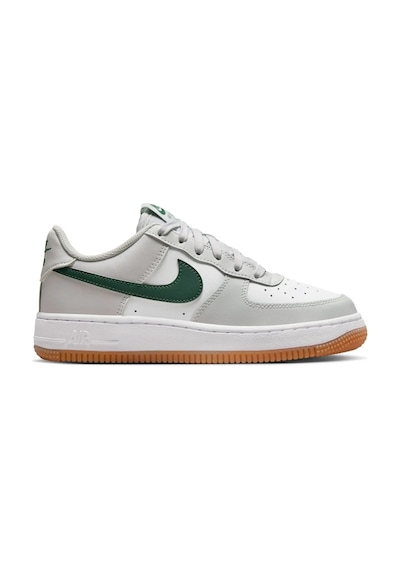Nike Air Force 1 Af1 Gs Leather Unisex Sneaker Green Swoosh Hakiki Deri Günlük Spor Ayakkabı Beyaz Açık Yeşil Yeşil