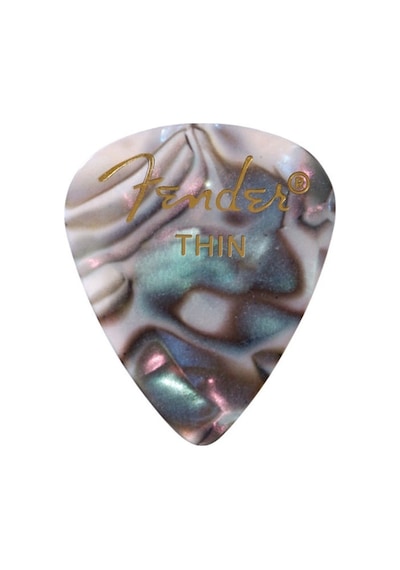 Fender 351 Premium Celluloid Picks Abalone - Thin - 1 Adet Pena