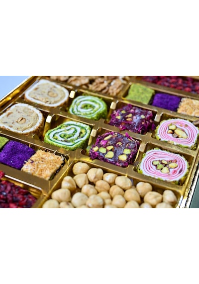 Tadım Dünyası Lüx Karışık Hediyelik Kuruyemiş & Lokum 850 Gr 102