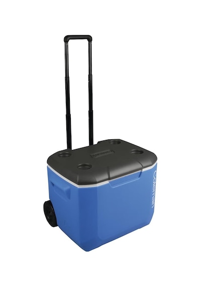 Coleman Performance Tri Coler Wheeled 60 Qt Tekerlekli Soğutucu Buzluk 56 Lt Mavi