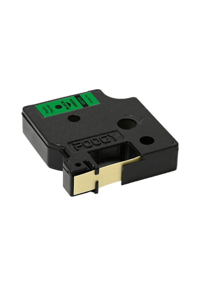 Dymo D1 Muadili Etiket Plastik Yeşil - 12 Mm X 7 Mt - 45019 - Eko Paket 5 Li