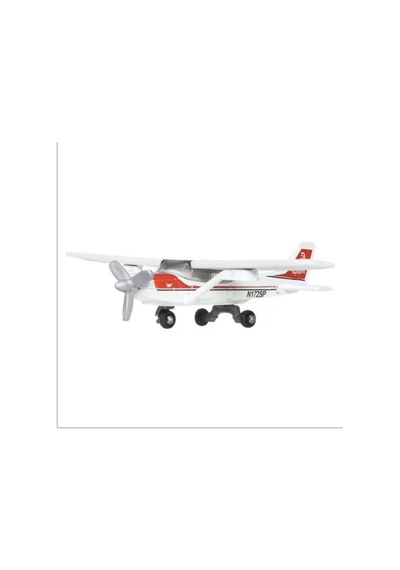 Metal Gövdeli Matchbox Sky Busters Mbx Cessna 172 Skyhawk Uçak Oyuncak Lisanslı Model Uçağı