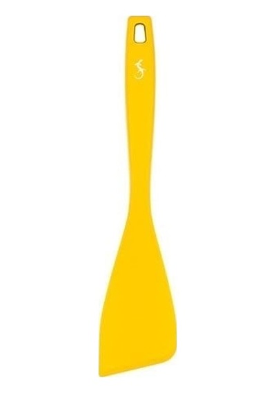 Lurch - Platin Silikon Spatula 28 Cm Sarı - Yanmaz, Yapışmaz, Bükülmez, Çizmez, Tat Ve Koku Bırakmaz - 240044 Renk