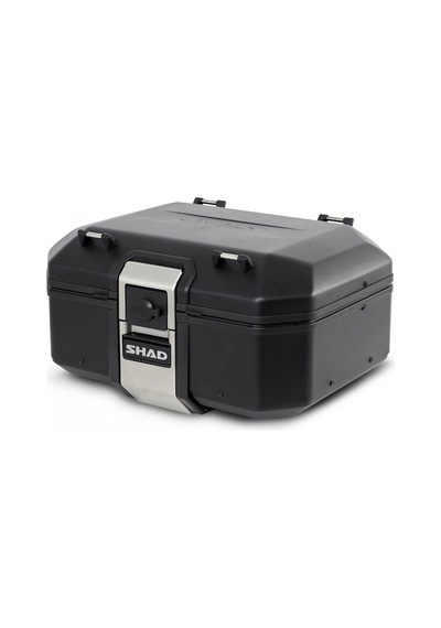 Shad Motosiklet Çanta - Topcase - Tr37 Terra Black Edition Arka Çanta 37lt Kask Siğmaz Standart