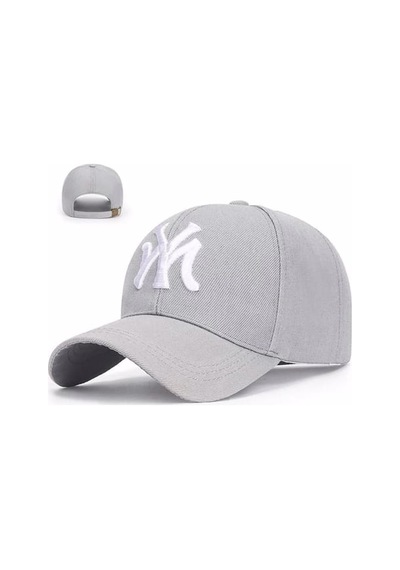 Tezzgelsin Unisex Ny Arkadan Ayarlanabilir Basic Beyzbol Kep Şapka Gri