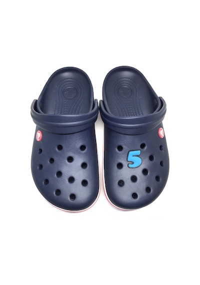 Crocs Terlik Süsü & Renkli Aksesuar Rakam Jibbitz Koyu Mavi