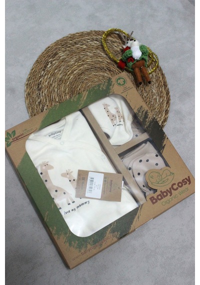 BabyCosy Barbosa Baybycosy Hastane Çıkışı 5'li Set Kahverengi