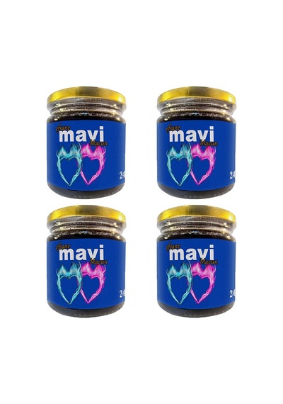 Efsanevi Mavi Macun Bay Ve Bayan Çiftler Için Özel 240 Gr 4 Kavanoz