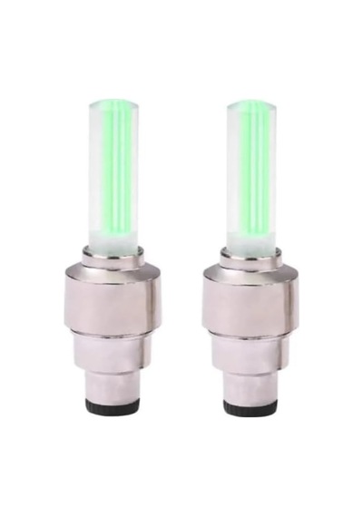 Tr Led Sibop Lambası Bisiklet Motor Araba Jant Işığı 2li Set Çok Renkli