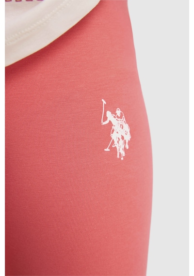 U.S. Polo Assn. U.s. Polo Assn. Kız Çocuk Ekru Pijama Takım 50326618-vr019 Ecru