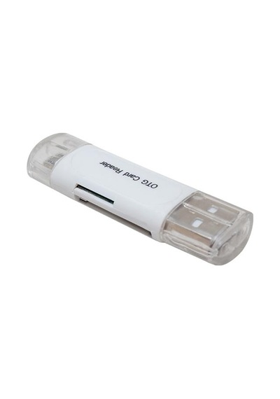 Powermaster Pm-2426 Beyaz Usb To Micro Usb + Kart Okuyucu Otg Çevirici