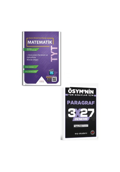 2027 Derece 2027 I. Dereceden Denklem Ve Eşitsizlik - Mutlak Değer+ Evp Akademi Paragraf
